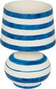TOV Furniture Positano Blue/Off-White Striped Papier Mache Table Lamp-3
