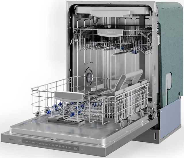 Midea® 24" Anti-Fingerprint Stainless Steel Built In Dishwasher-3