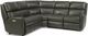 Flexsteel® Catalina Black Power Reclining Sectional-0
