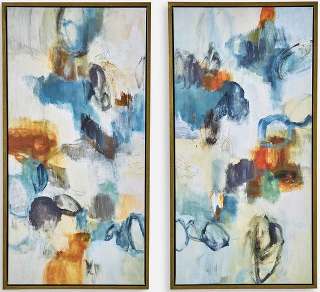 Uttermost® Lisa Ridgers 2-Piece Casual Moments Framed Canvases Set-0