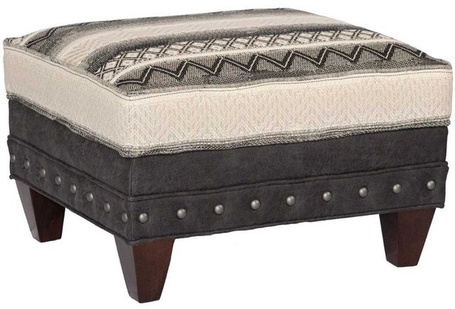 Marshfield Furniture Tanner Gray/White Ottoman-0