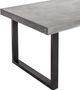 Moe’s Home Collection Jedrik Dark Grey Concrete Small Outdoor Dining Table with Black Metal Legs-3