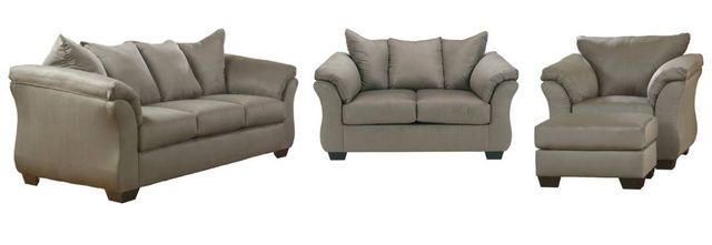 Signature Design by Ashley® Darcy 4-Piece Cobblestone Living Room Seating Set-0