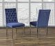 Kwality Imports Regan 2-Piece Blue Accent Chairs Set-0