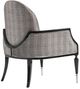 Michael Amini® La Francaise Black/Domino Accent Chair-4