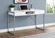 Monarch Specialties Inc. 48"L White and Silver Metal Computer Desk-1