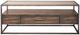 Liberty Furniture Jamestown Glass Top Rectangular Cocktail Table with Tobacco Base-2