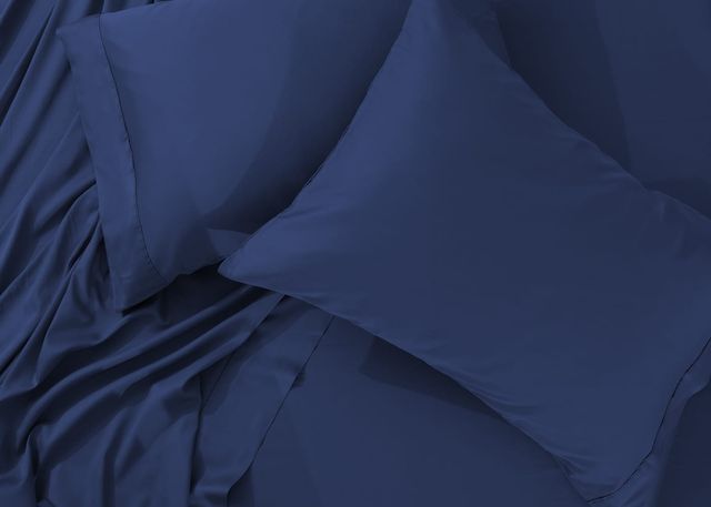 BEDGEAR® Hyper-Cotton™ Navy Twin Sheet Set-3