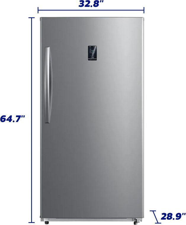 Element® 33" 17 Cu. Ft. Stainless Steel Upright Freezer-2