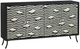 Crestview Collection Capella Black/Cream Sideboard-0