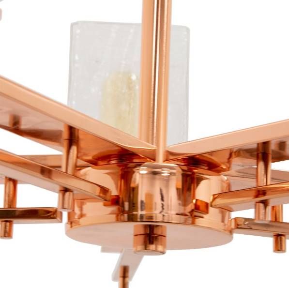 YHD Copper 5-Light Chandelier-3