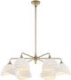 Uttermost® Biddeford Matte Gold/Matte White 6-Light Pendant-3