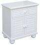 Cottage Creek Furniture Beachfront White Nightstand-0