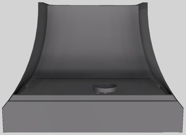Vent-A-Hood® Designer Series 42" Gunsmoke Wall Mounted Range Hood-3