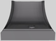 Vent-A-Hood® Designer Series 42" Gunsmoke Wall Mounted Range Hood-3