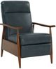 BarcaLounger® Hampton Roma Bluegray Leather Manual Recliner-0