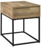 Signature Design by Ashley® Gerdanet Natural End Table with Black Base-2