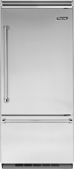 Viking® Professional 5 Series 36 in. 20.4 Cu. Ft. Stainless Steel Built-In Bottom Freezer Refrigerator