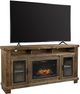 Aspenhome® Sawyer Brindle 79" Highboy Fireplace Console-0