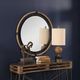 Uttermost® by Grace Feyock Melville Coastal Rust Black Round Mirror-4