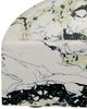 Currey & Company Fossey 2-Piece Black/White Asymmetrical Tray Set-2
