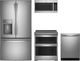 GE Profile™ 4 Piece Stainless Steel Electric Kitchen Package-0