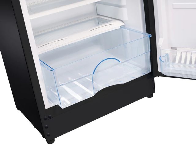 Unique Appliances 24" 10.3 Cu. Ft. Black Counter Depth Top Freezer Refrigerator-2