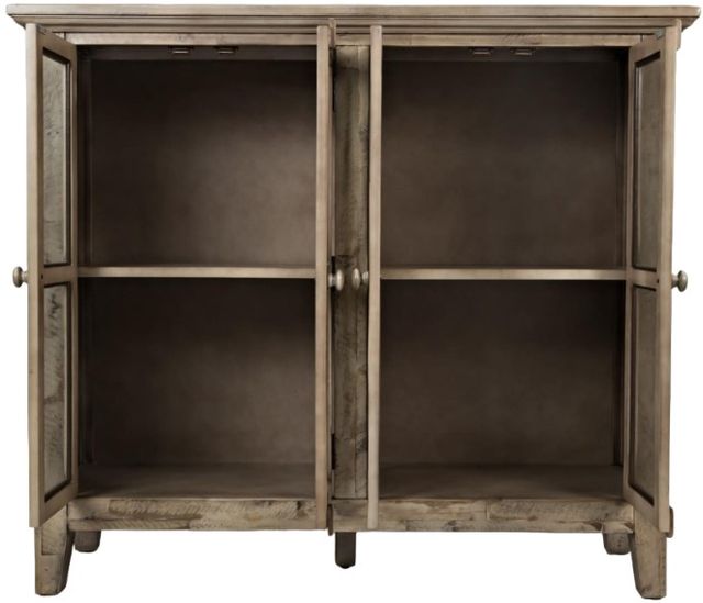 Jofran Inc. Rustic Shores Watch Hill Weathered Gray 4-Door Accent Cabinet-3
