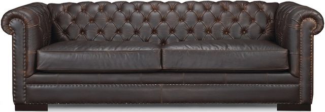 Brentwood Classics Kennedy Equestrian Chocolate Condo Sofa-0