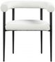 Meridian Furniture Louie Cream Dining Chair-1