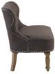 Olliix by Madison Park Stanford Charcoal Settee-2