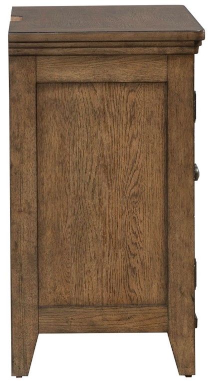 Liberty Furniture Carolina Park Amber Brown Bedside Chest-3