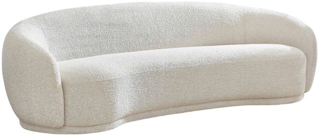 Meridian Furniture Hyde Cream Boucle Fabric Sofa-0