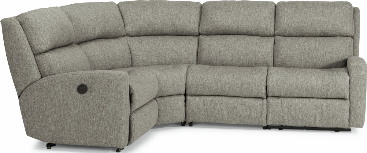 Flexsteel Customizable Catalina Power Reclining Sectional Minervas Home