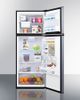 Summit® 10.0 Cu. Ft. Stainless Look Top Freezer Refrigerator-3