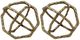 Signature Design by Ashley® Laddington 2-Piece Antique Brass Sculpture Set-0