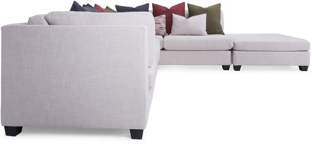 Decor-Rest® Furniture LTD 2875 3 Piece White Sectional-1
