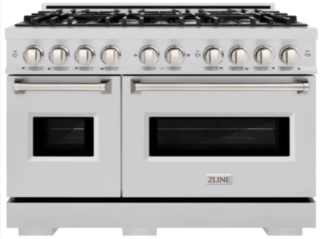 ZLINE Classic 48" Stainless Steel Pro Style Gas Range -0