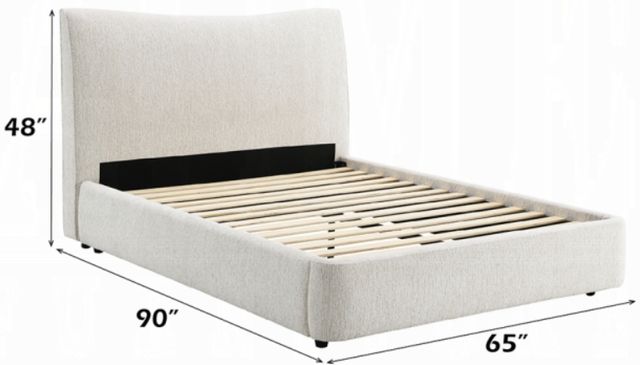 ACME Furniture Renee Aperol Beige Queen Bed-2