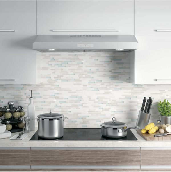 GE Profile 36" Stainless Steel Under Cabinet Range Hood