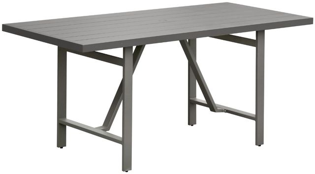 Intercon Navarro 7-Piece Mocha Aluminum/Fabric Outdoor Counter Height Dining Set-2