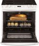 GE® 30" White on White Drop-In Electric Range-3