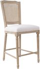 Atelier Home Louis Burnt Oak Gray/Natural Ecru Counter Stool-0