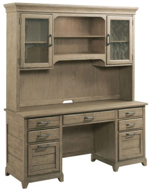Kincaid® Plank Road Stone Farmstead Executive Credenza/Hutch-0