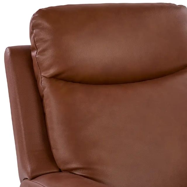 La-Z-Boy® Emmons Oak Leather Power Rocking Recliner with Headrest and Lumbar-4