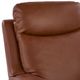 La-Z-Boy® Emmons Oak Leather Power Rocking Recliner with Headrest and Lumbar-4