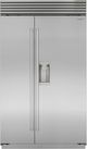 Sub-Zero® Classic 48" 28.4 Cu. Ft. Stainless Steel Side-by-Side Refrigerator-0
