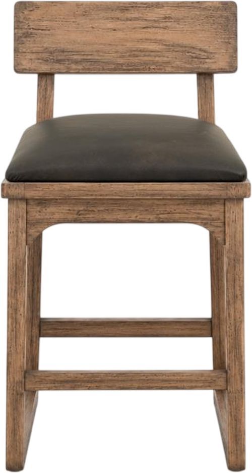 International Furniture Direct Balam Brown/Black Bar Stool-1
