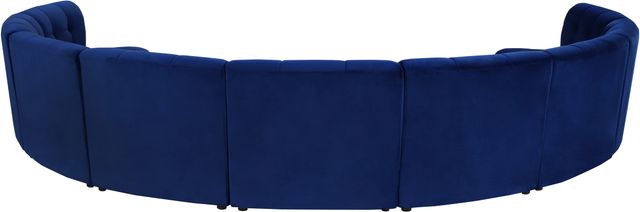 Meridian Furniture Limitless 9-Piece Navy Velvet Modular Sectional-3