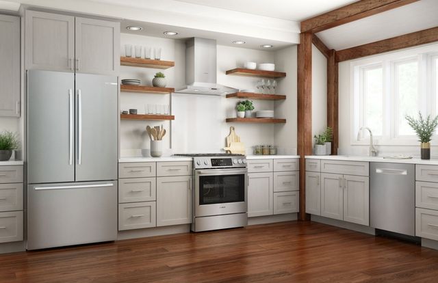 Bosch® 800 Series 30" Stainless Steel Slide In Gas Range-14